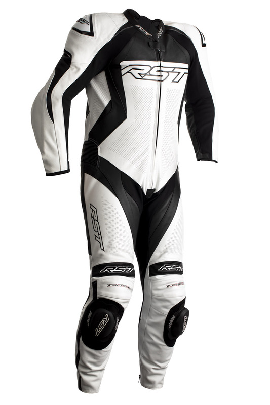 Combinaison RST Tractech EVO 4 CE cuir - blanc/noir taille EU60/3XL
