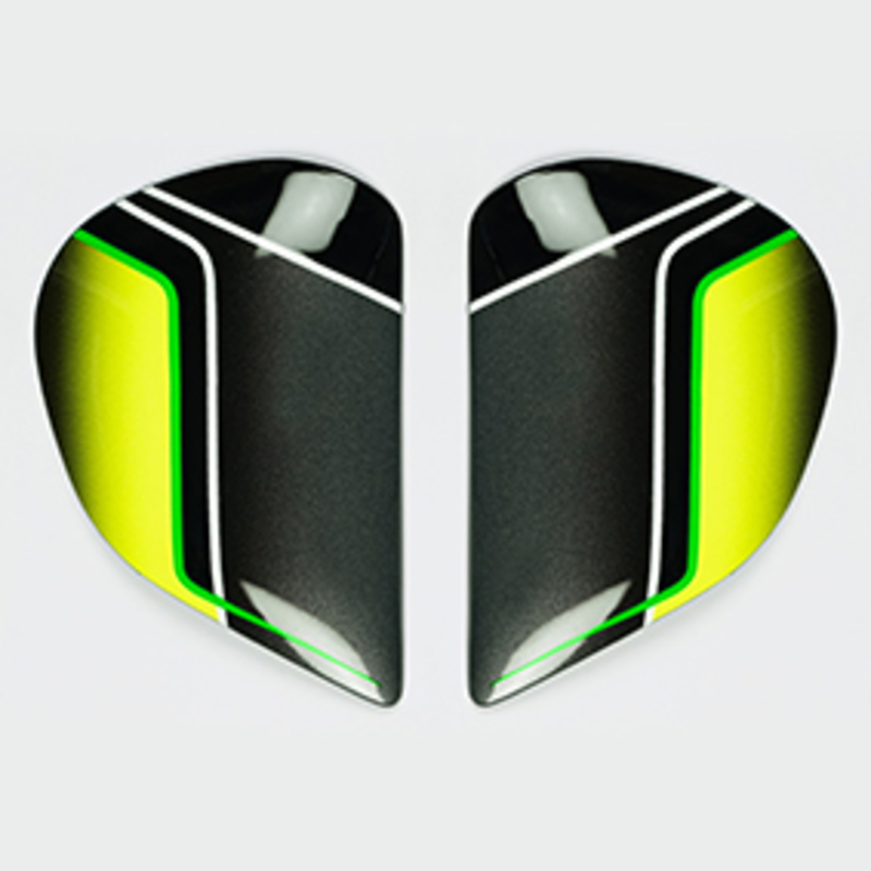 PLATINE ECRAN ARAI SAJ ELECTRIC GREEN CASQUE INTEGRAL 