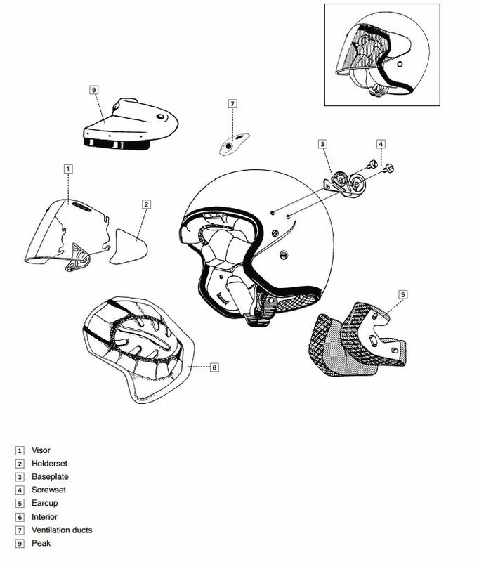 Platine écran ARAI Super AdSis MZ Metallic Black Frost casque jet 