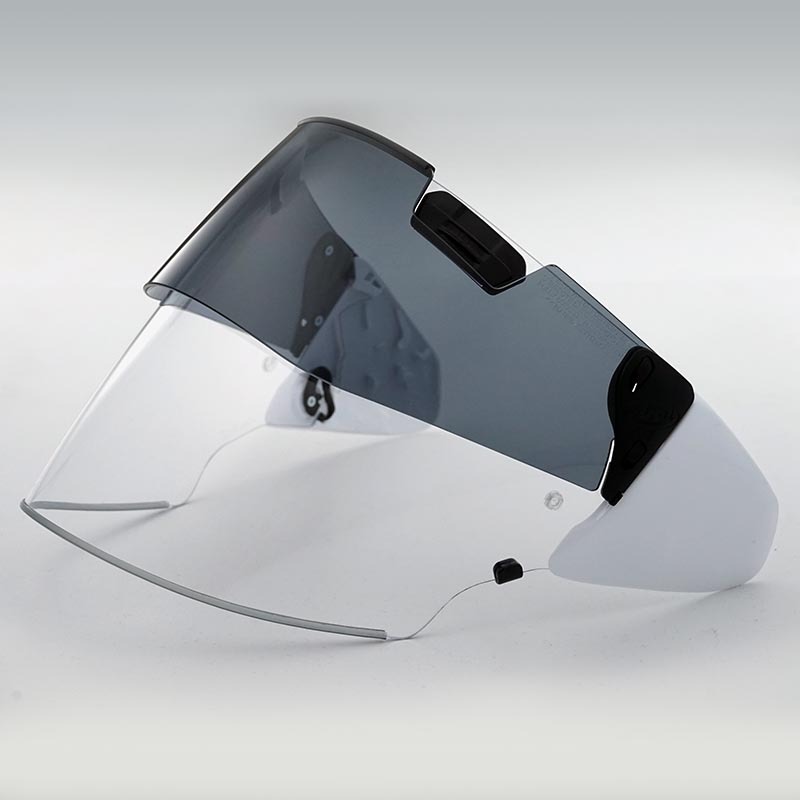 Kit ARAI PSS avec visière solaire intégrée Diamond White 
