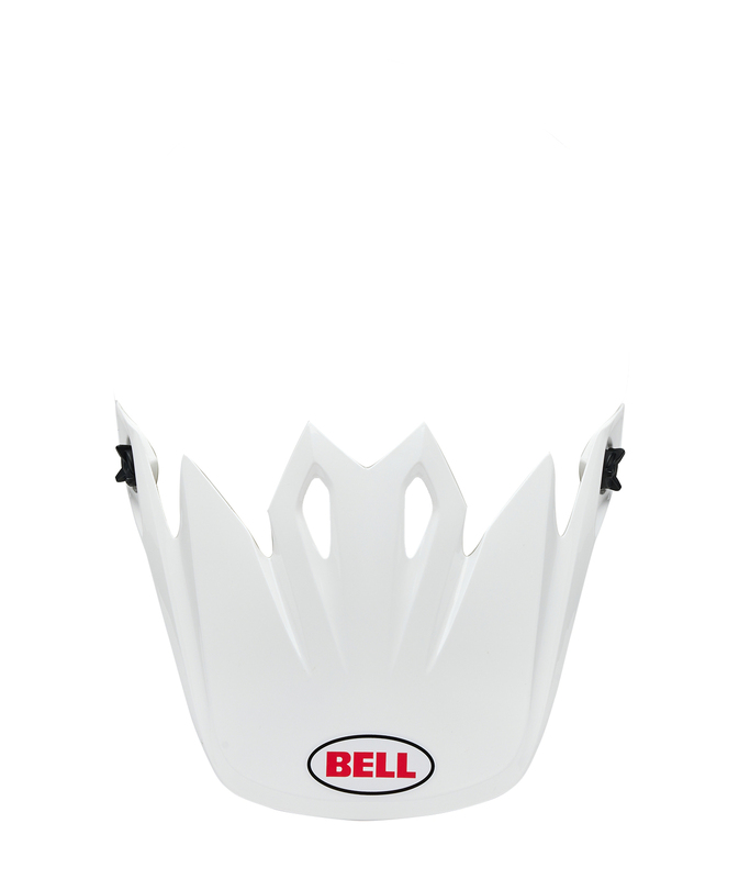 Visière BELL MX-9 Mips - Gloss Solid White