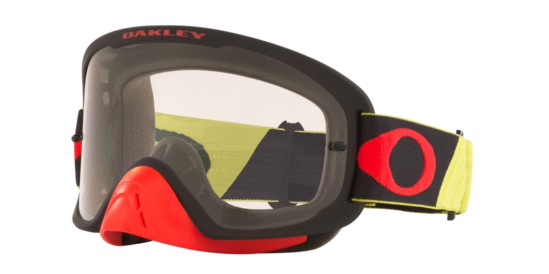 Masque OAKLEY O Frame 2.0 Pro MX Tuff Blocks Yellow Red écran clair