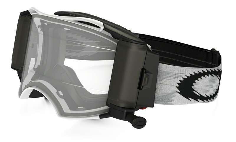 Masque OAKLEY Airbrake MX Race-Ready Roll-Off Matte White Speed écran transparent 