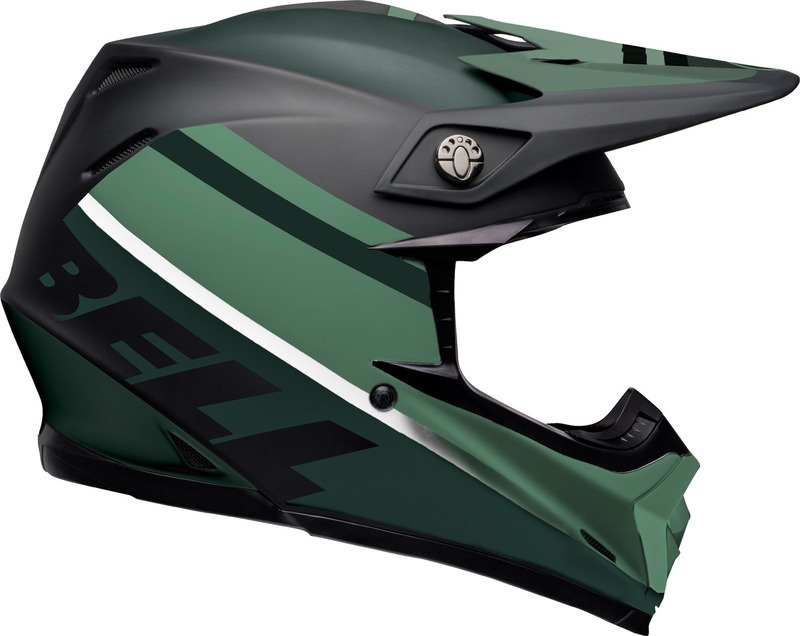 Casque BELL Moto-9 Mips Prophecy Matte Black/Dark Green taille S 