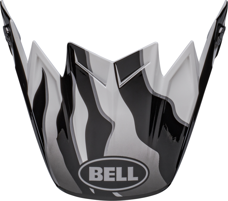 Visière BELL Moto-9S Flex - Claw noir/blanc 