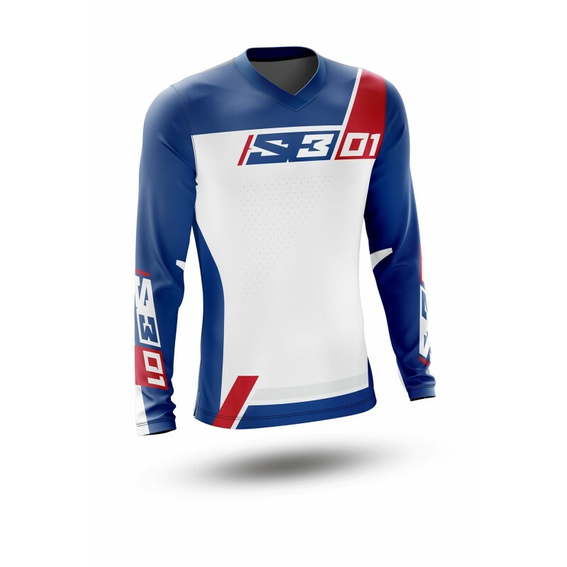 Maillot S3 Collection 01 Patriot rouge/bleu taille XXL 
