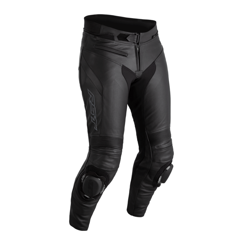 Pantalon RST Sabre CE cuir - noir/noir taille 4XL court 