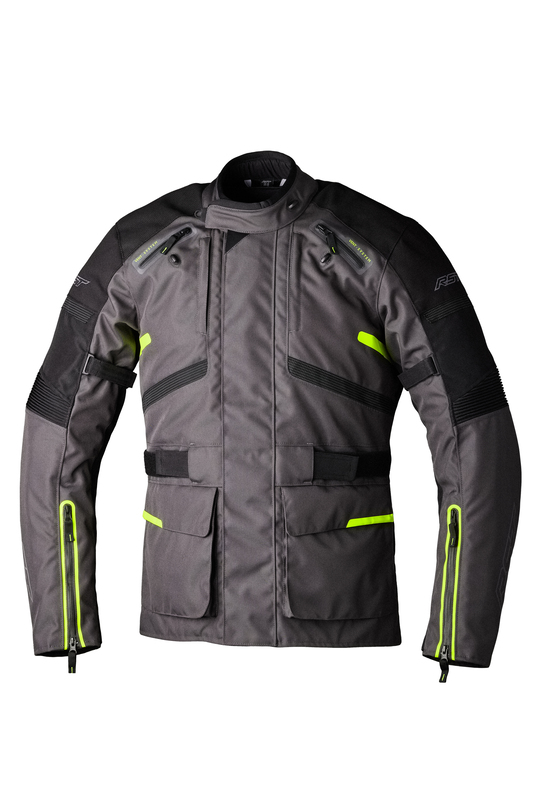 Veste RST Endurance CE textile - graphite/jaune fluo 