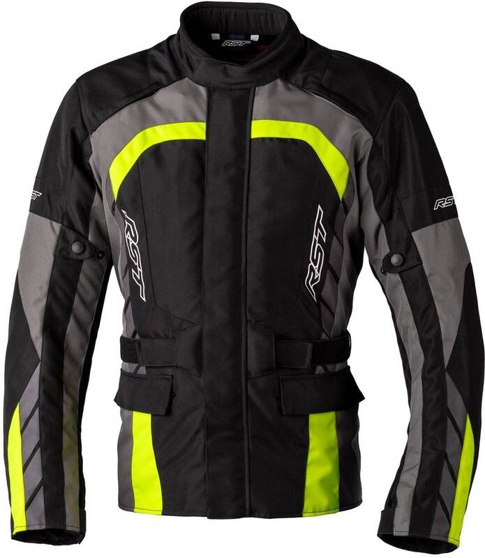 Veste RST Alpha 5 CE textile - noir/jaune fluo 