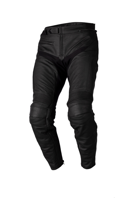 Pantalon RST S1 SPORT CE court cuir - noir/noir taille XS 