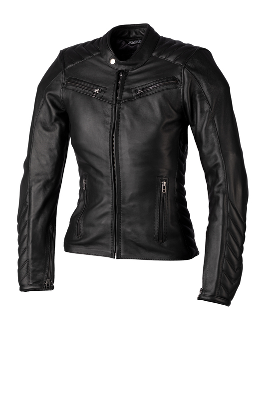 Veste femme RST Roadster 3 CE cuir - noir 