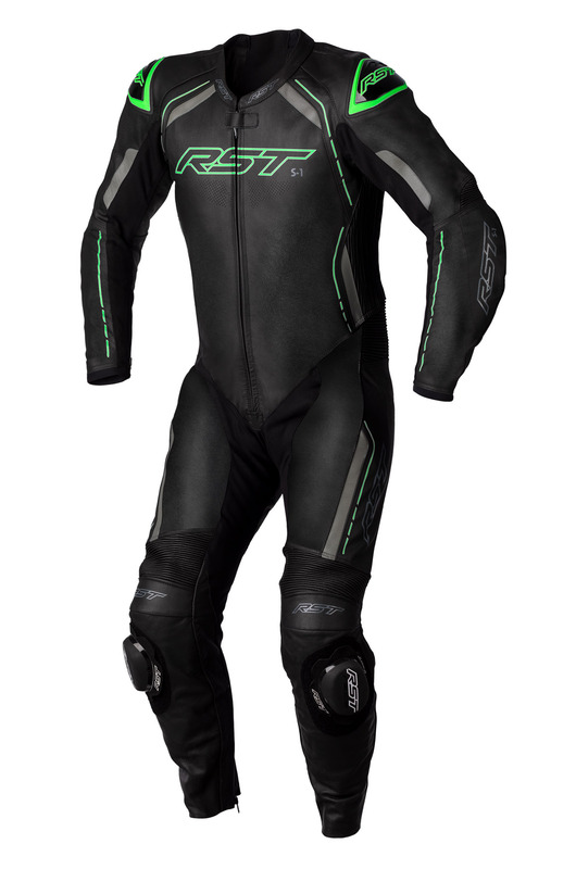 Combinaison RST S-1 CE cuir - noir/gris/vert fluo taille XXL 