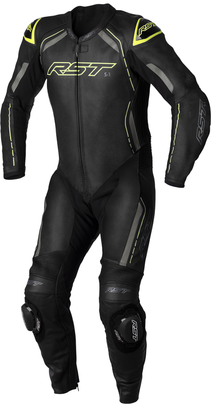 Combinaison RST S-1 CE cuir - jaune fluo 
