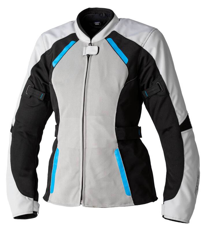 Veste femme RST Ava Mesh CE textile - argent/noir/bleu 