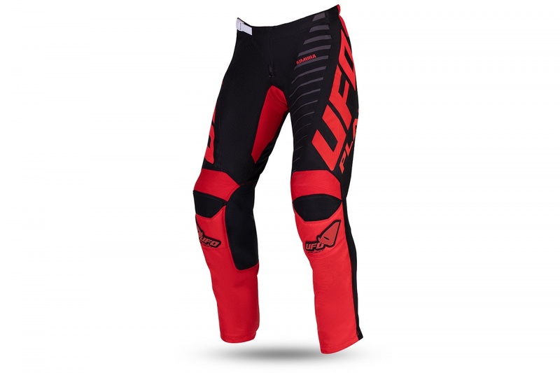 Pantalon motocross UFO Kimura noir/rouge taille 58 