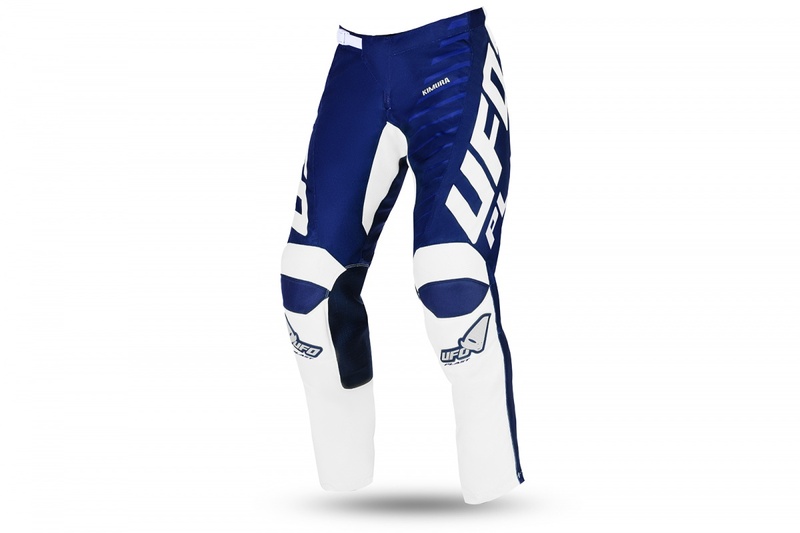 Pantalon motocross enfant UFO Kimura bleu/blanc taille 30 
