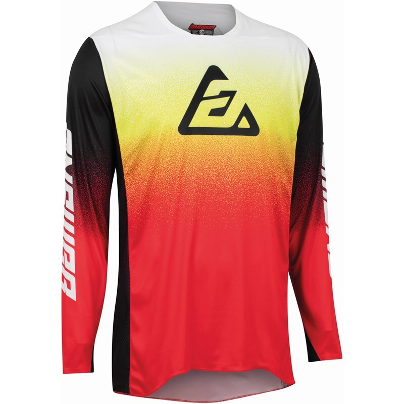 Maillot ANSWER A22 Elite Proline Ombre rouge/jaune fluo taille 2XL 