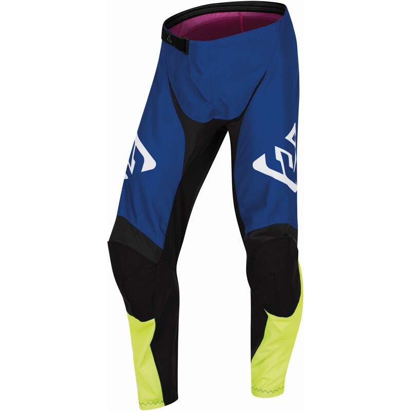 Pantalon enfant ANSWER A22 Syncron Prism bleu/jaune fluo taille 26 