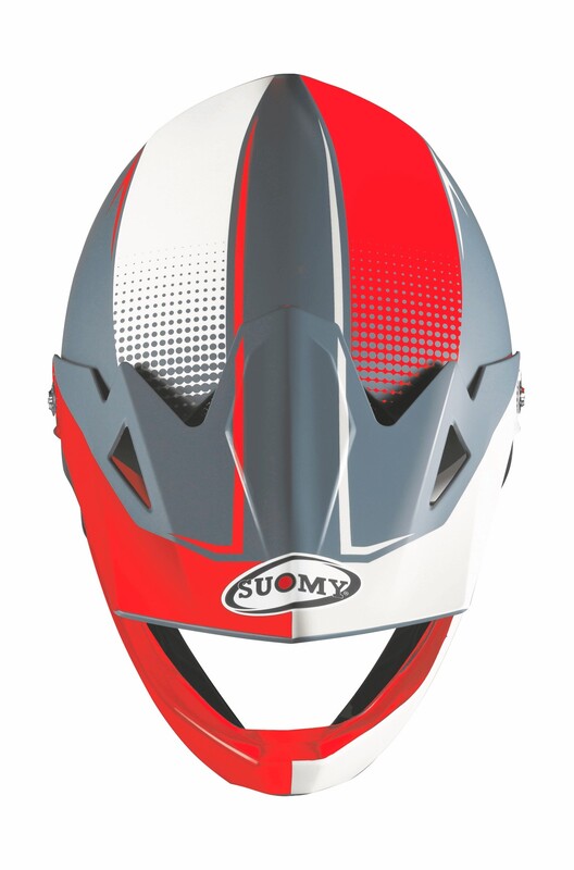 Casque SUOMY Extreme Grey/Red/White 