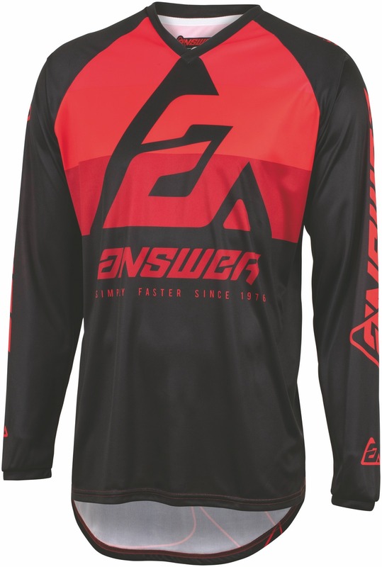 Maillot ANSWER Syncron CC - rouge/noir