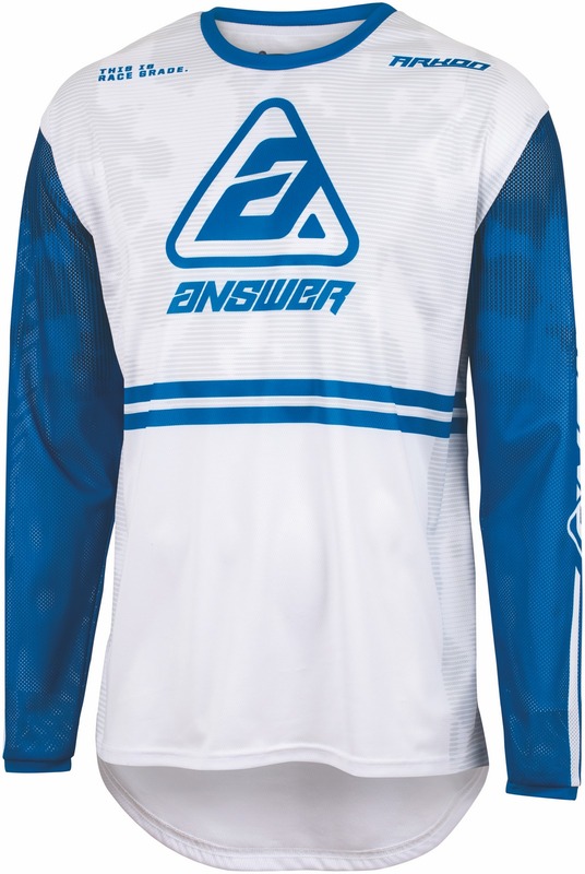 Maillot ANSWER Arkon Trials - bleu/blanc 
