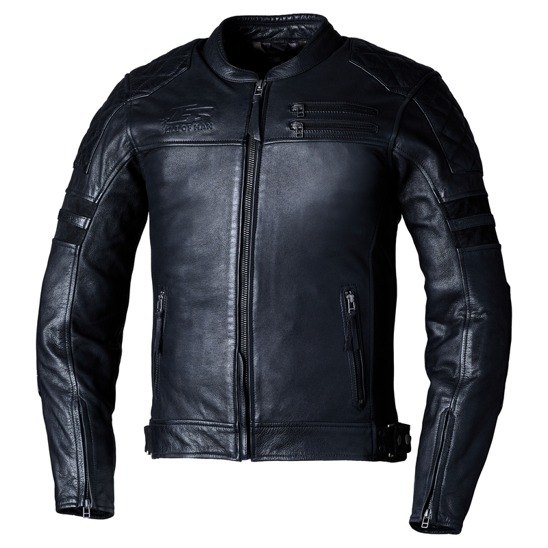 Veste RST Hillberry2 cuir CE homme - Noir 