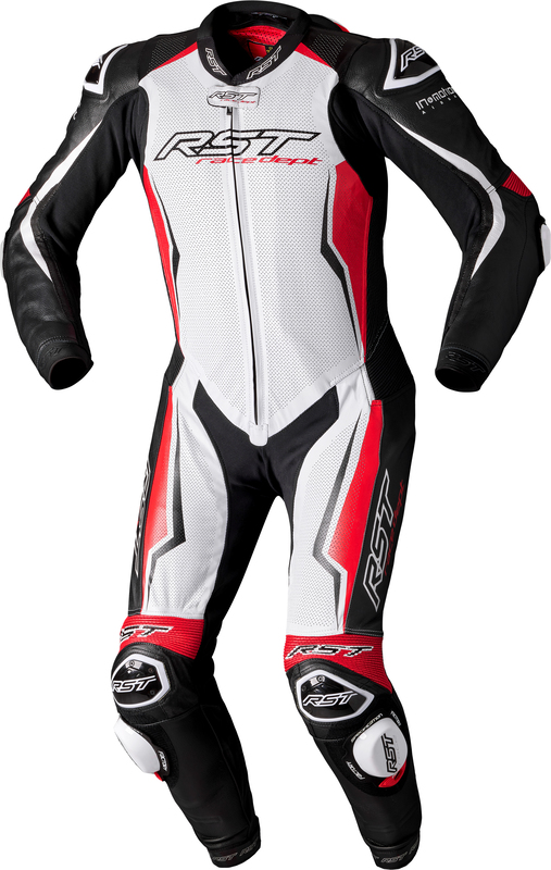 Combinaison RST V4.1 EVO Kangaroo airbag homme CE - blanc/rouge/noir 
