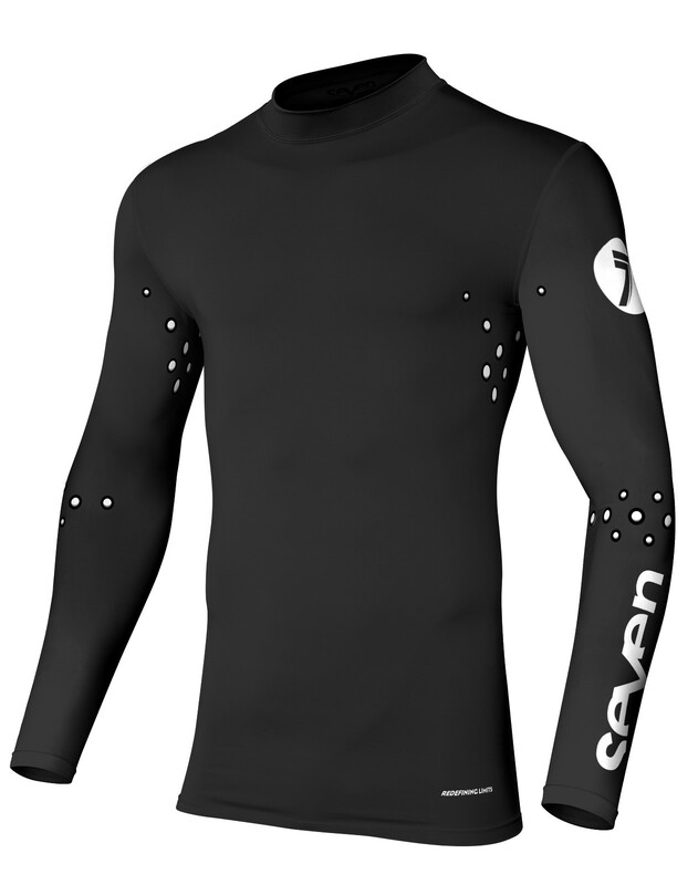 Maillot SEVEN Zero Staple compression laser cut - black 