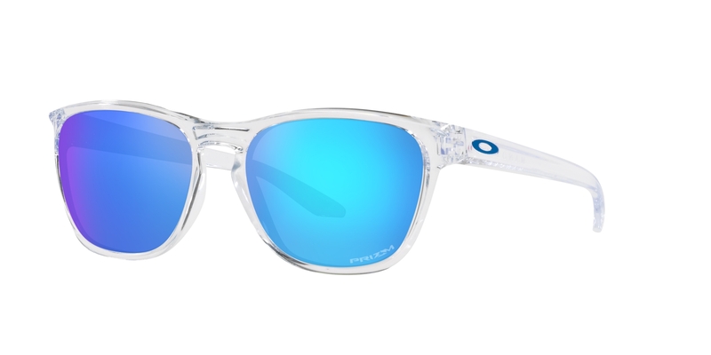 Lunettes de soleil OAKLEY Manorburn - verres Prizm Sapphire, monture Polished Clear 