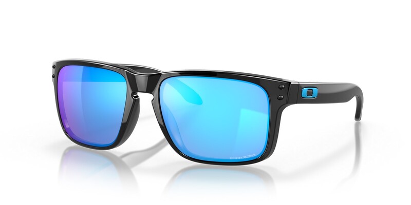 Lunettes de soleil OAKLEY Holbrook Verres Prizm Sapphire - Monture Polished Black 