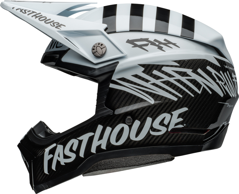 Casque BELL Moto-10 Spherical - Fasthouse Mod Squad Gloss White/Black 