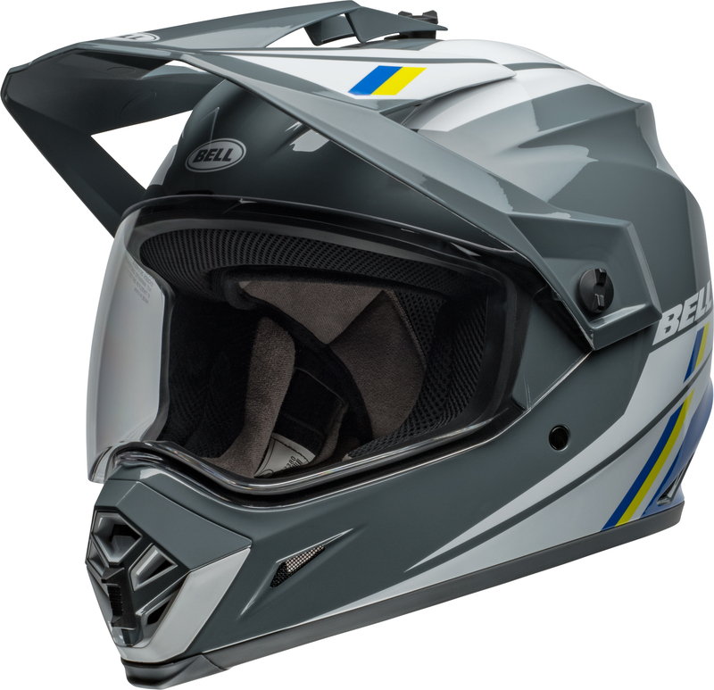 Casque BELL MX-9 Adventure MIPS - Alpine Gloss Gray/Blue 
