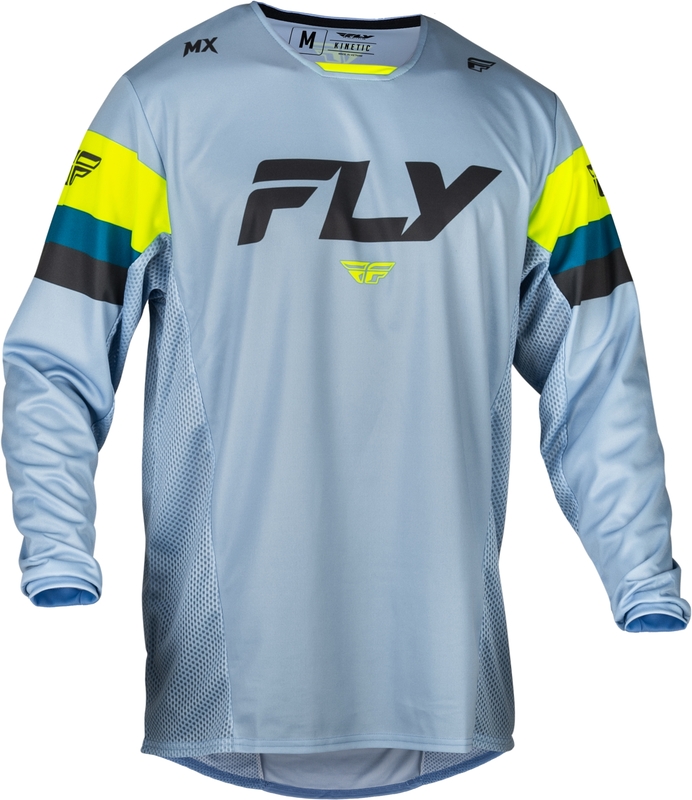Maillot FLY RACING Kinetic Prix - Ice Grey/anthracite/Hi-Vis 