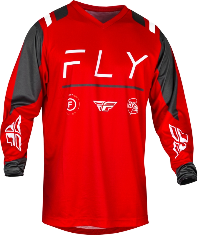 Maillot FLY RACING F-16 - rouge/anthracite/blanc 