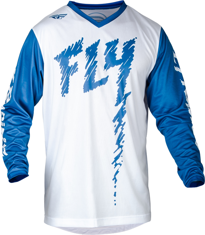 Maillot enfant FLY RACING F-16 - True Blue/blanc 