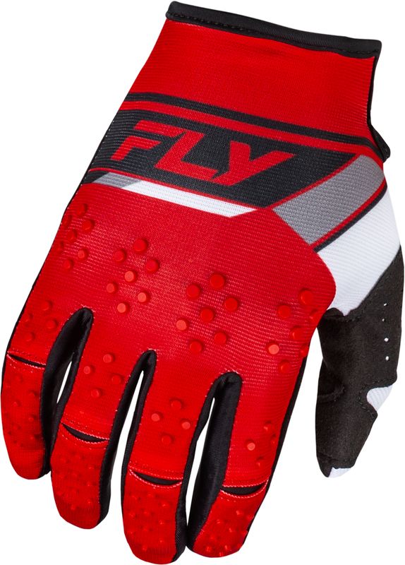 Gants enfant FLY RACING Kinetic Prix - rouge/gris/blanc 