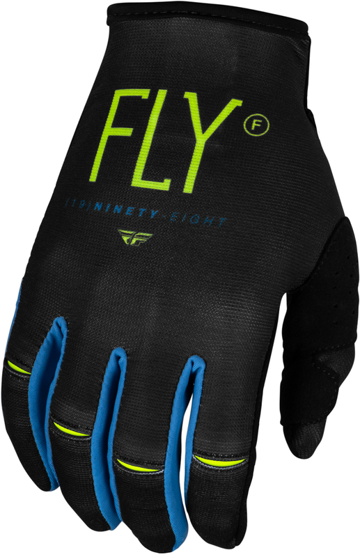 Gants enfant FLY RACING Youth Kinetic Prodigy - anthracite/vert fluo/True Blue 