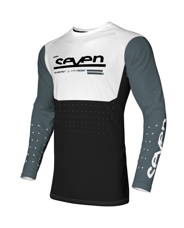 Maillot SEVEN Vox Aperture - Lead/noir 