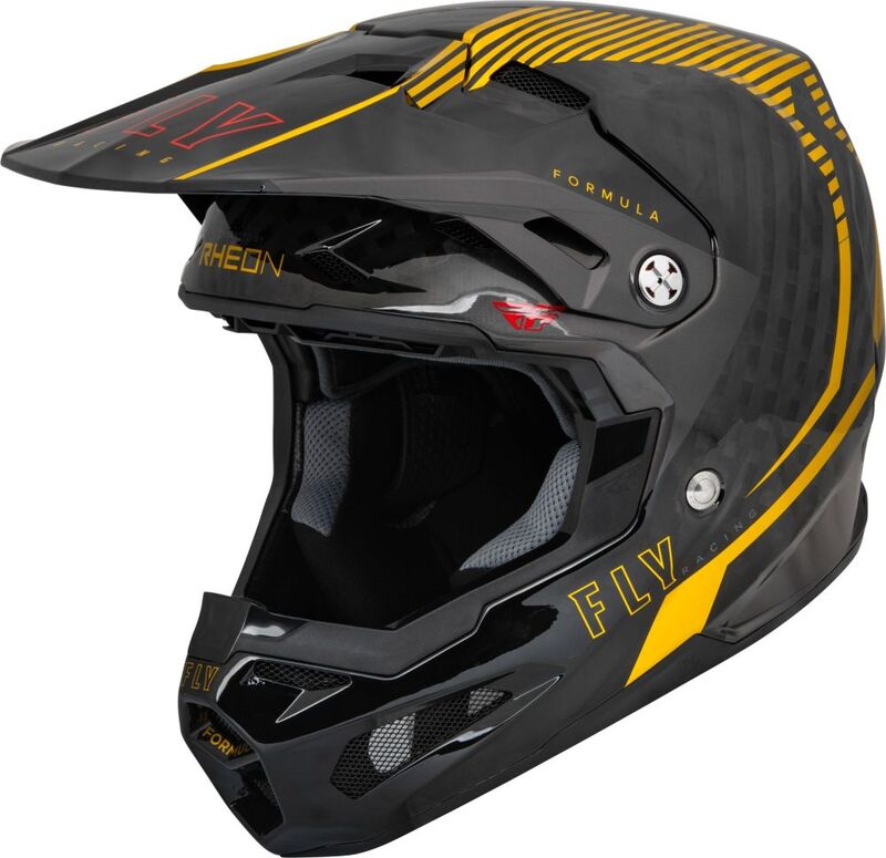 Casque FLY RACING Formula Carbon Tracer - or/noir 