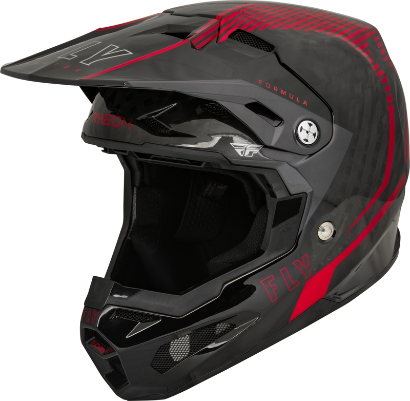 Casque FLY RACING Formula Carbon Tracer - Red/Black 