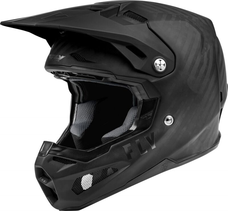 Casque FLY RACING Formula Carbon Solid - carbone noir mat 