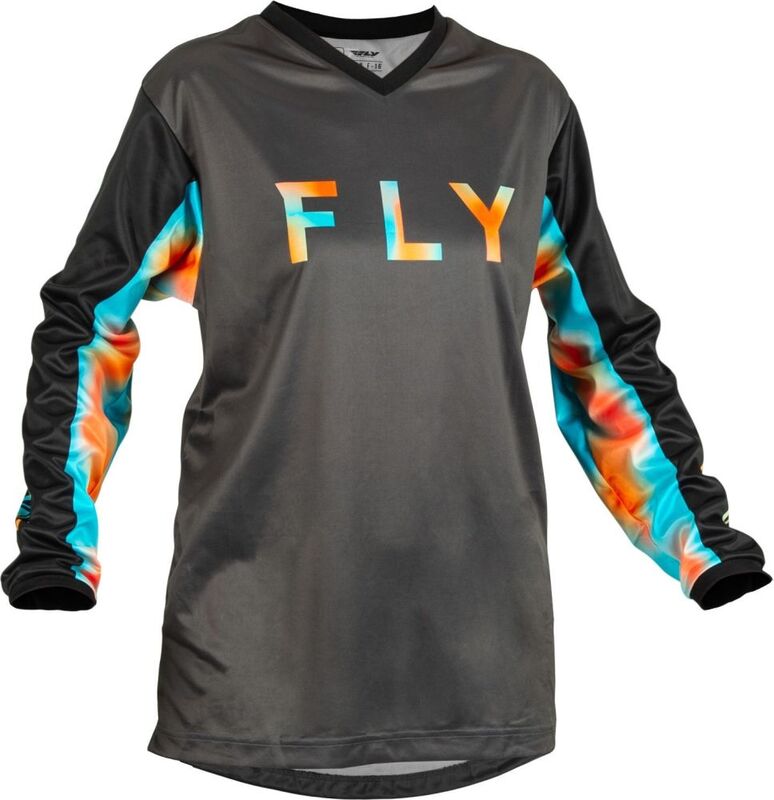 Maillot FLY RACING F-16 Femme Gris/Rose/Bleu M 