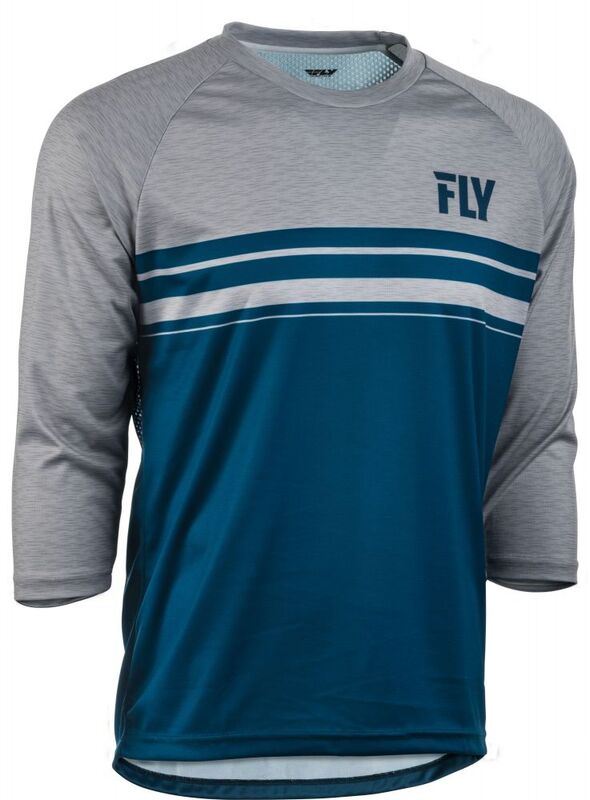 Maillot MTB FLY RACING Ripa 3/4 - gris/bleu 
