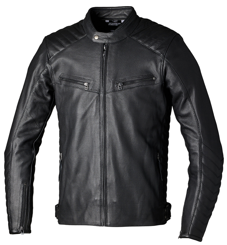 Veste cuir RST Roadster Air CE homme - noir 