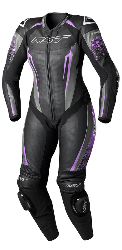 Combinaison femme RST TracTech Evo 5 CE - noir/fuchsia/gris 