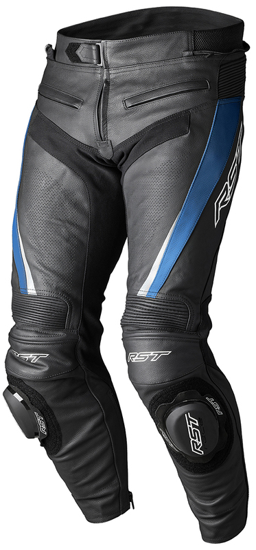 Pantalon cuir RST TracTech Evo 5 CE - bleu/noir/blanc 