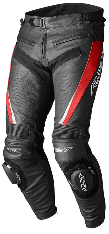 Pantalon cuir RST TracTech Evo 5 CE - rouge/noir/blanc 