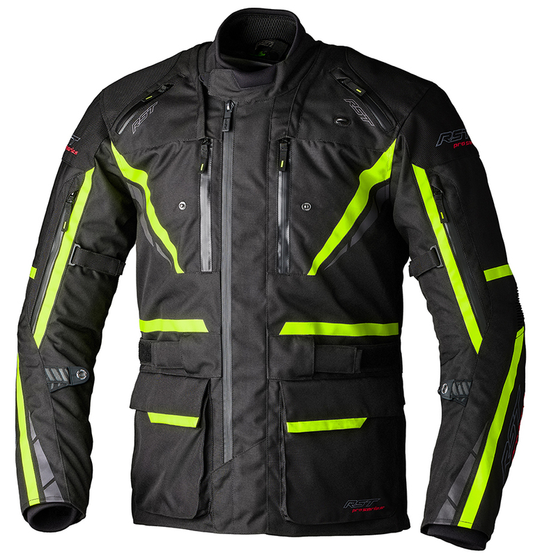 Veste textile RST Pro Series Paragon 7 homme - noir/jaune fluo 