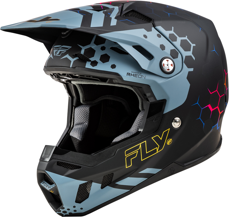 Casque FLY RACING Formula CC Tektonic - noir mat/Slate 