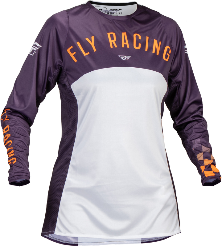 Maillot femme FLY RACING Lite - Deep Purple/blanc/Neon Coral 